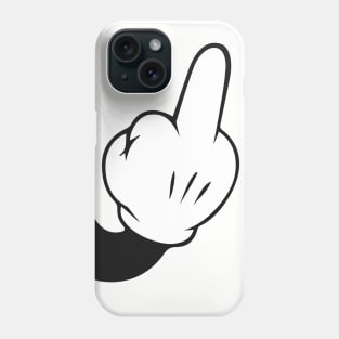 Middle Finger gloved cartoon Phone Case