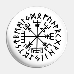 Vegvisir. Viking Compass Pin