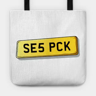 SE5 PCK Peckham Number Plate Tote