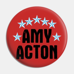 Amy Acton Stars Pin