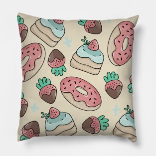 Kawaii Sweet Treats 3 Pillow