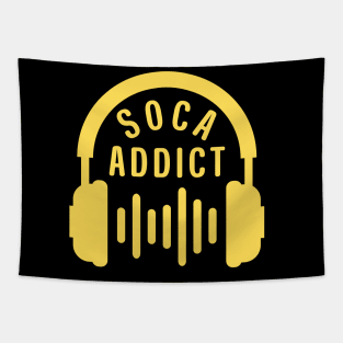 Soca Addict Headphones Tapestry