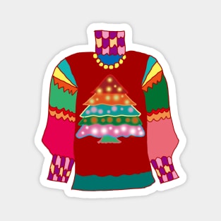 Ugly Christmas Sweater Magnet