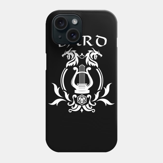 DnD Bard Class Symbol Print Phone Case by DungeonDesigns