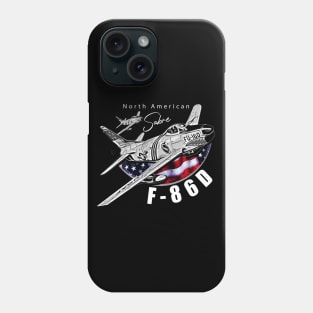 North American F-86D Sabre Vintage Aircraft Phone Case