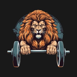 lion at gym T-Shirt