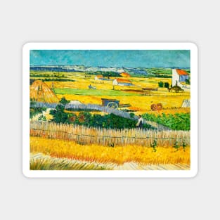 village landscape painting Magnet