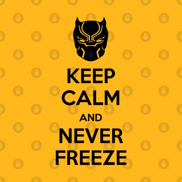 Black Panther - KEEP CALM (black graphics) by Paranoid Mind Creations