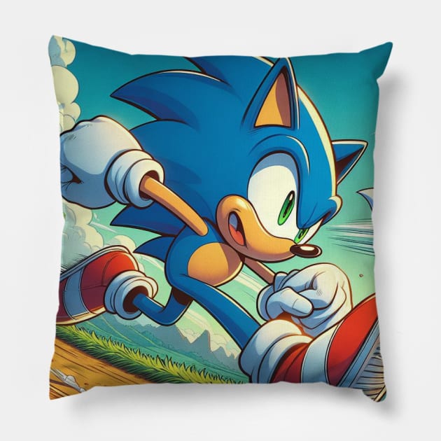 Sonic Racing Tails Pillow by mattrodz