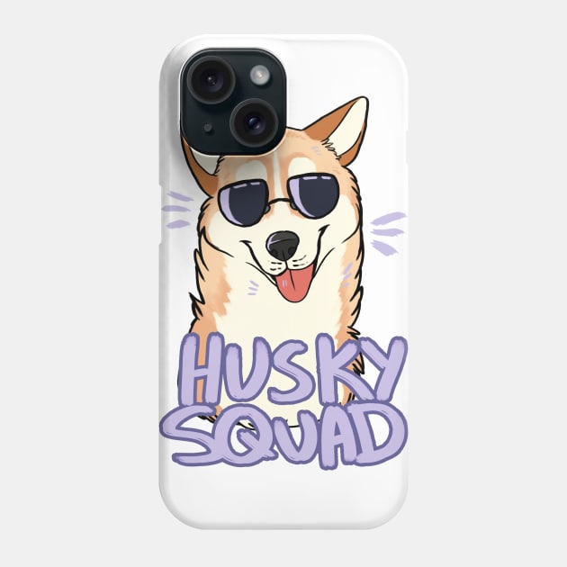 HUSKY SQUAD (light red) Phone Case by mexicanine