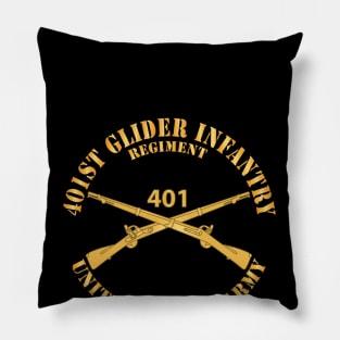 401st Glider Infantry Regiment - US Army w Branch X 300 Pillow