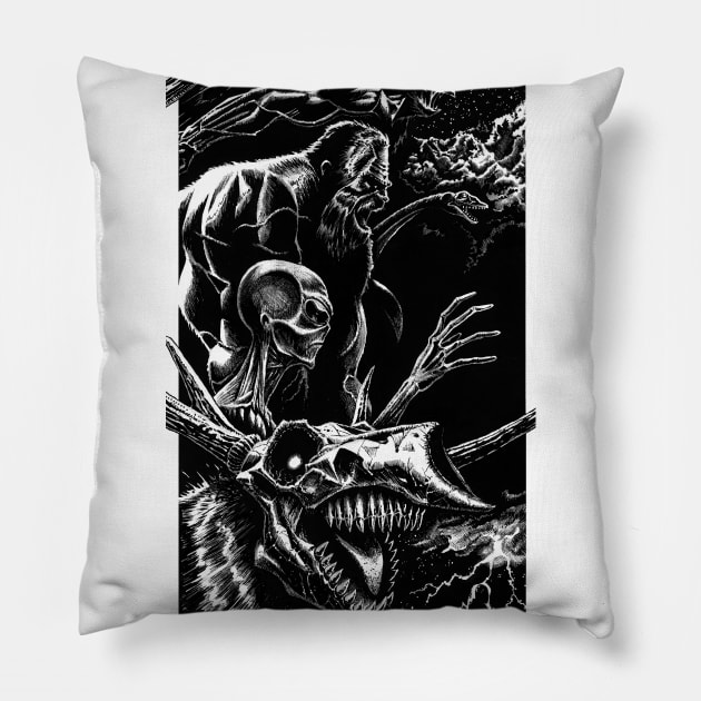 Cryptids Pillow by mallaard