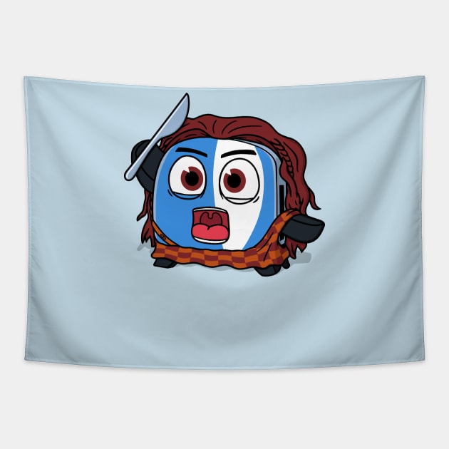 The Braveheart Toaster! Tapestry by Raffiti