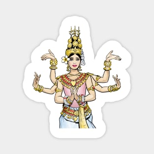 Cambodian Apsara Dancer Magnet