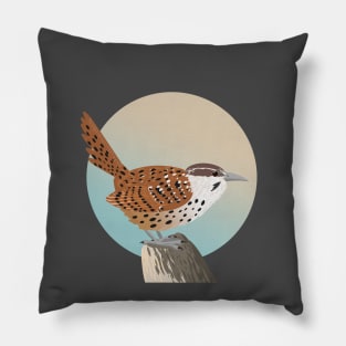 Spotted wren Pillow