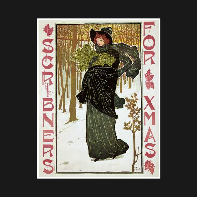 Scribner's For Xmas by Louis John Rhead by MasterpieceCafe