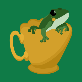 Frog and Yellow Teacup T-Shirt
