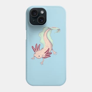 Cute Pink Axolotl Phone Case