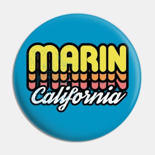 Retro Marin California Pin