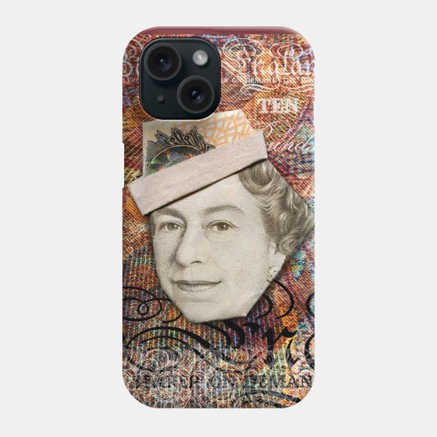 Queen Elizabeth  / Money Origami Phone Case by yosuke