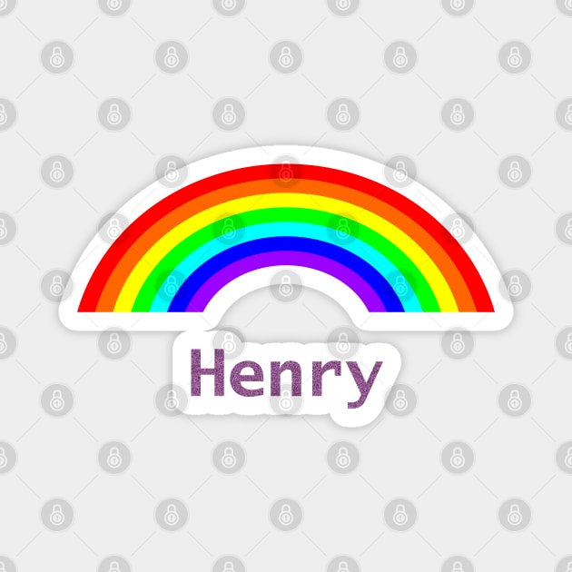 Henry Rainbow Magnet by ellenhenryart