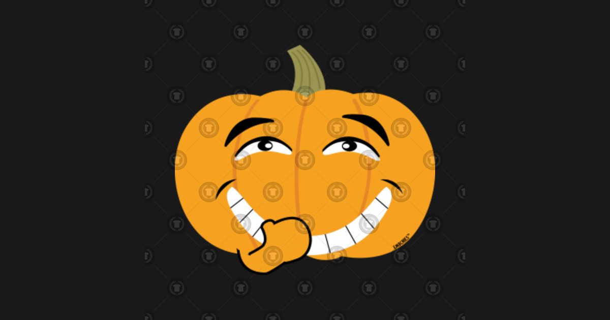 Smiling laughing with hand pumpkin halloween emoji  halloween  t Smiling laughing with hand pumpkin halloween emoji  halloween  t