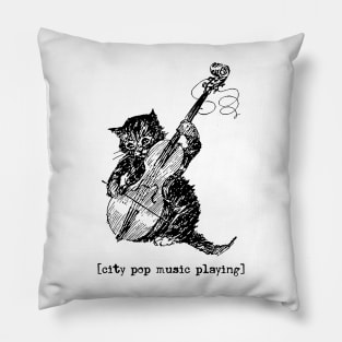 City Pop Music Playing Pillow