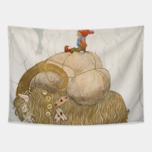 The Christmas Goat by John Bauer Tapestry