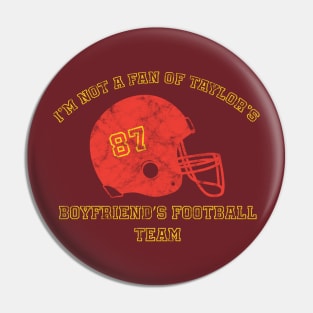 Swift Kelce Anti Football Affair Part Dhà-dheug (12) Distressed Pin