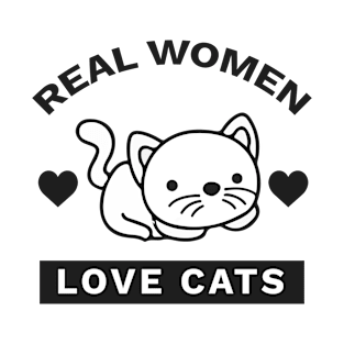 Real Women Love Cats T-Shirt