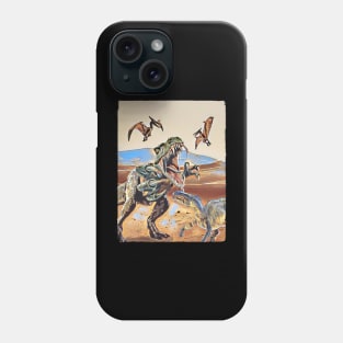 The Tyrannosaurus Rex on the hunt Phone Case