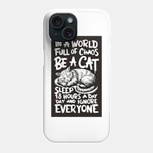 Cat sleep Phone Case