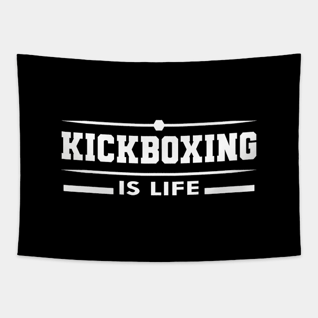 Kickboxing is life Tapestry by KC Happy Shop