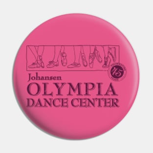 Olympia Dance Studio - Burgandy Pin