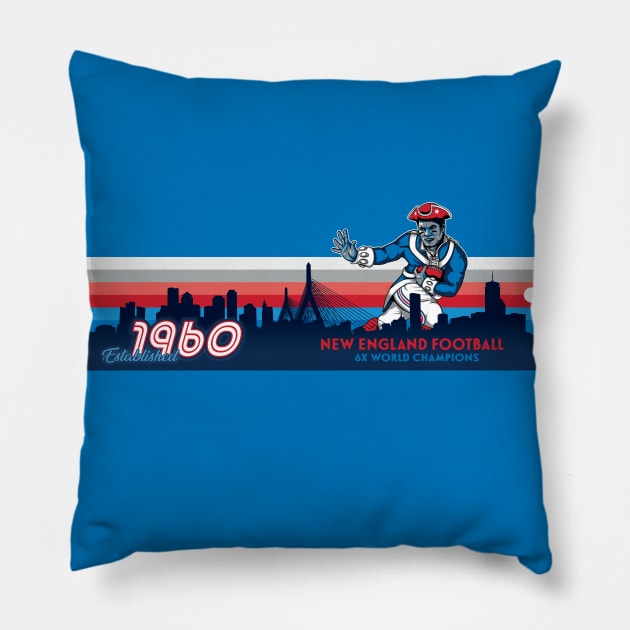 Patriots - 2019 Boston Champion Series Mascot Graphic Pillow by bkumm66