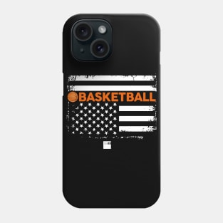 Basketball American Flag Phone Case