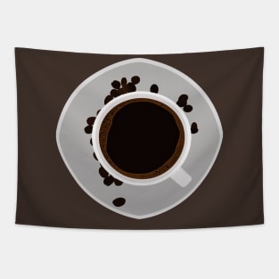 Black Coffee Tapestry