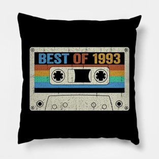 Best Of 1993 31st Birthday Gifts Cassette Tape Vintage Pillow