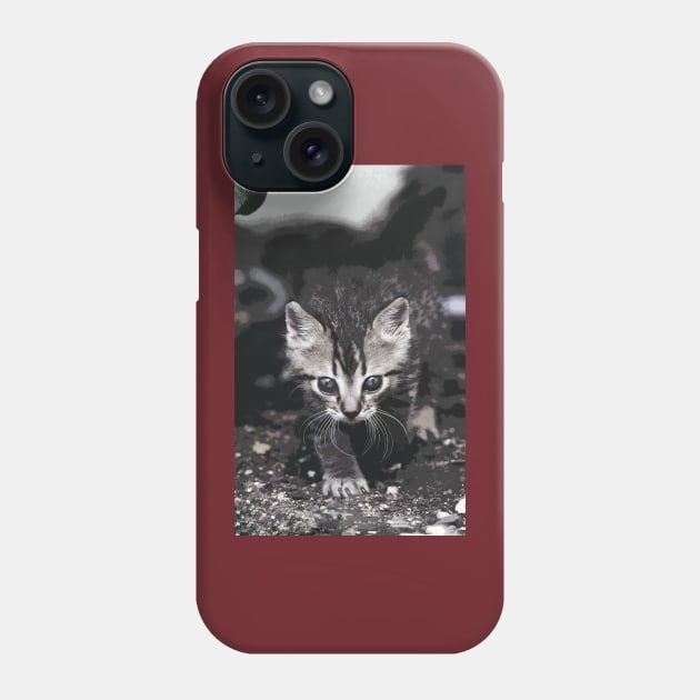 New Finition - Cat " Zazou "  3  (c)(t) by Olao-Olavia / Okaio Créations 300mm  f.2.8 canon eos 5  1989 Phone Case by caillaudolivier