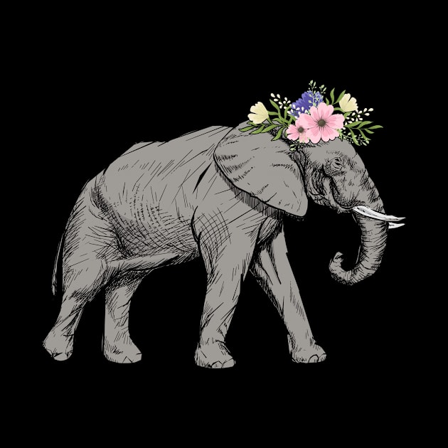 Cute Elephant by shirtsyoulike