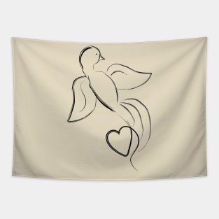 Love Dove Tapestry