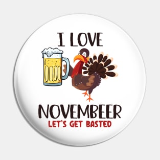 I Love Novembeer Pin