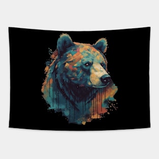 Colorful Bear Tapestry