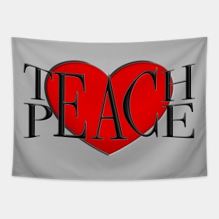 Teach Peace Tapestry