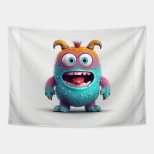 Big Eyes Cute Monster Tapestry