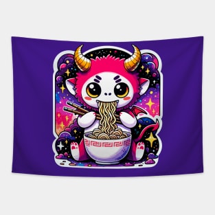 Space Demon Ramen Tapestry