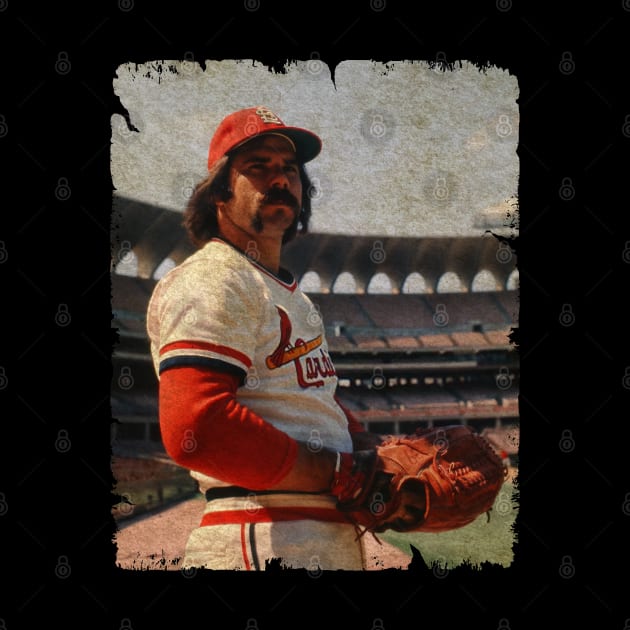 Al Hrabosky (The Mad Hungarian) in St. Louis Cardinals by PESTA PORA