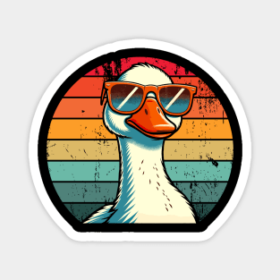 Silly Goose in Sunglasses Pun Meme Pool Funny Goose Magnet