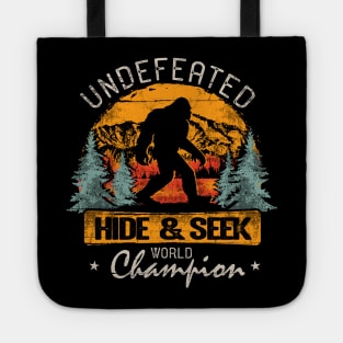 Bigfoot Undefeated Hide and Seek Champion Tote