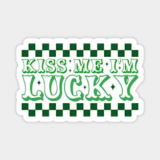 Kiss Me I'm Lucky Magnet